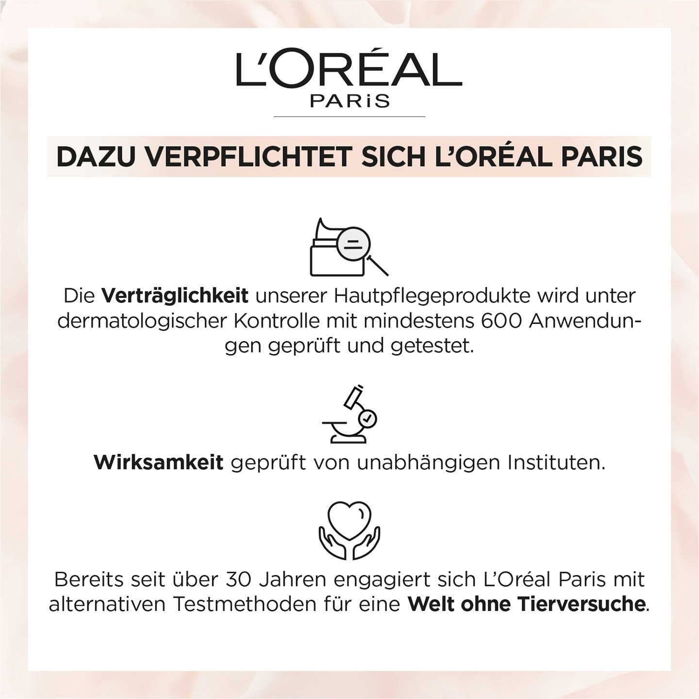 Verpflichtungen von L'Oréal